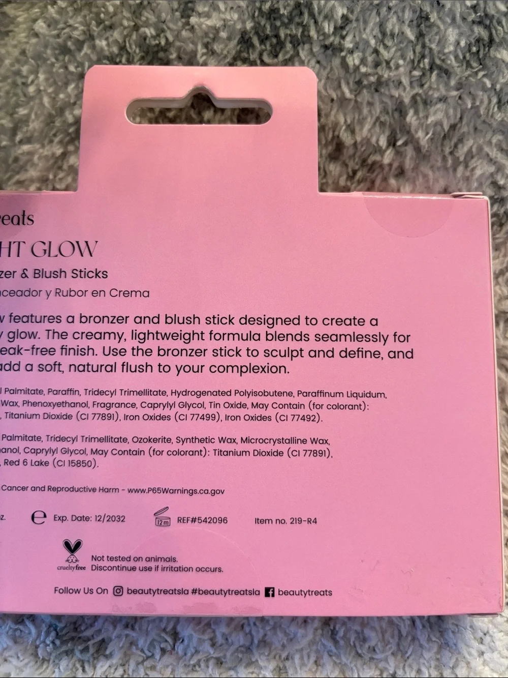 Beauty Treats Summer Sunlight Glow Cream Blush & Bronzer Set NWT 2x.44oz